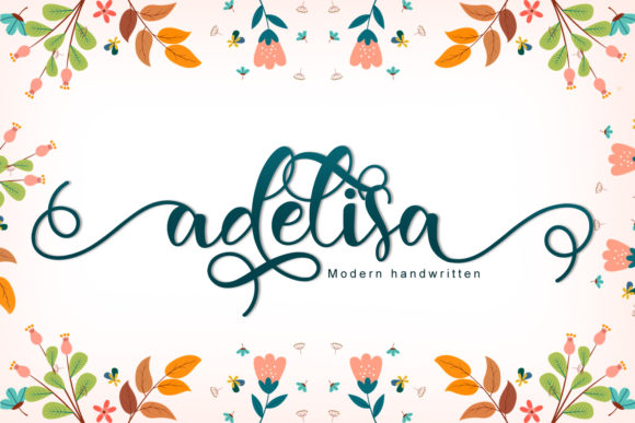 Adelisa: A Romantic Script Font for Brand Identity
