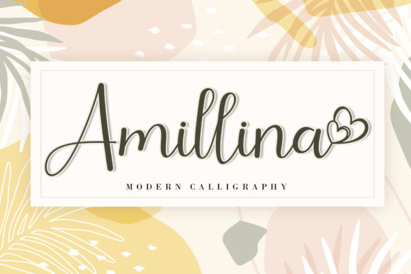 Amillina: A Flowing Handwritten Font for Elegant Branding