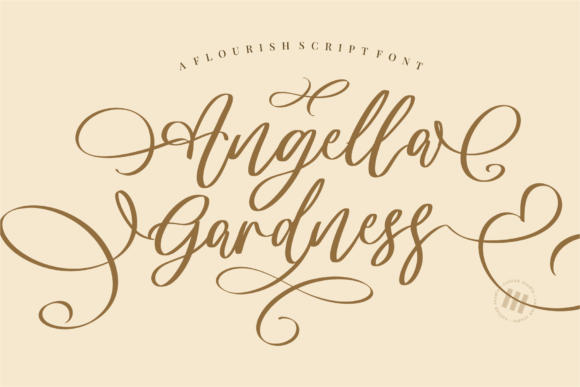 Angella Gardness: A Premium Script Font for Web Design