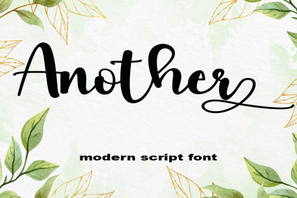 Another: A Timeless Handwritten Font for Editorial Design