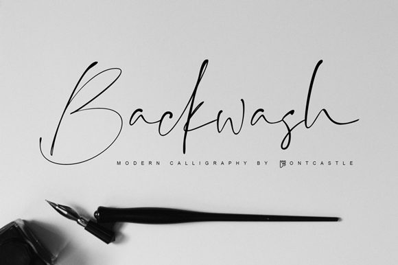 Backwash: A Handwritten Font for Authentic Branding