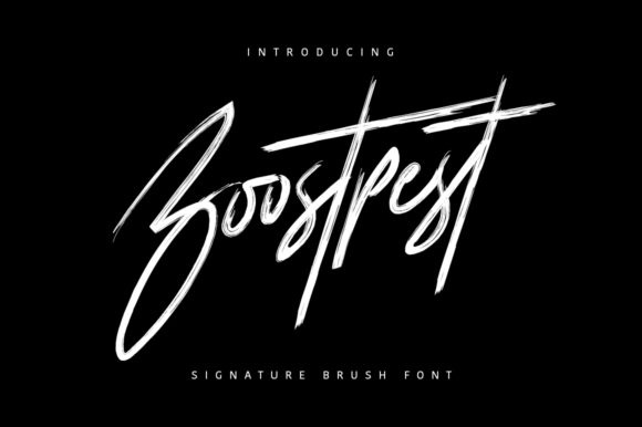 Boostpest: A Versatile Brush Font for Modern Editorial Design
