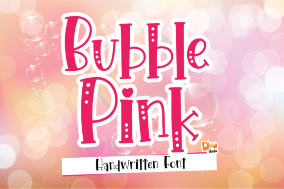 Bubble Pink: A Handwritten Font for Modern Web Design