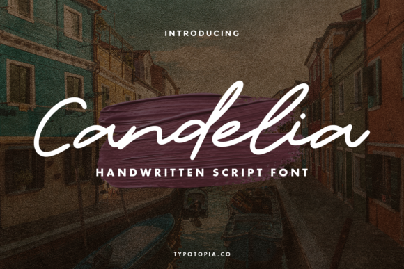 Candelia: A Modern Handwritten Font for Editorial Design