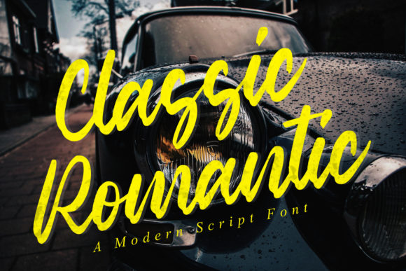 Classic Romantic: A Bold Handwritten Font for Branding