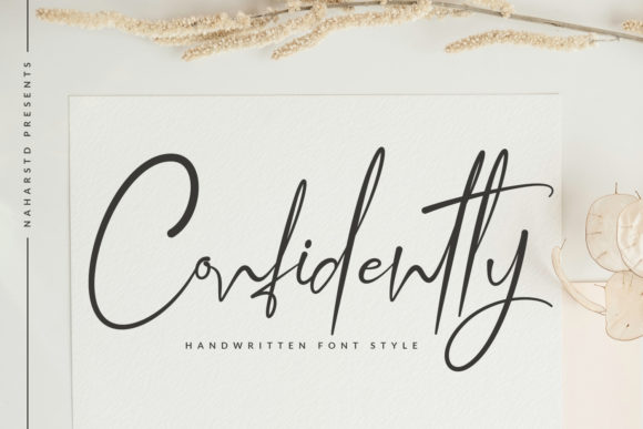Confidently: The Premium Script Font for Bold Campaigns