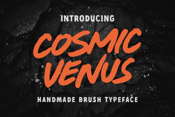 Cosmic Venus: A Bold Display Font for Web Design