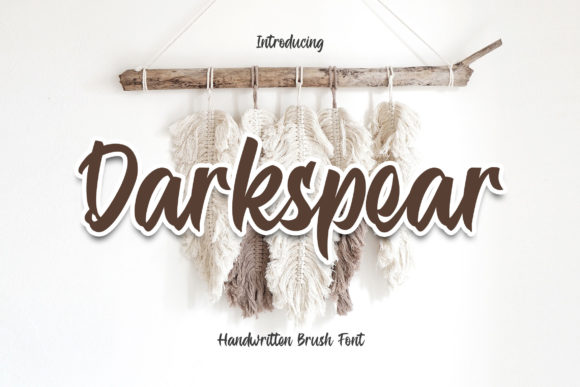 Darkspear: A Handwritten Font for Modern Editorial Design