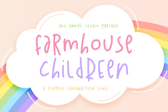 Farmhouse Children: A Handwritten Font for Marketers