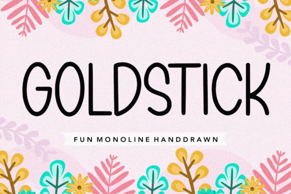 Goldstick: A Handwritten Font for Modern Editorial Design