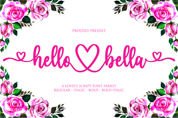 Hello Bella: A Romantic Script Font for Marketers