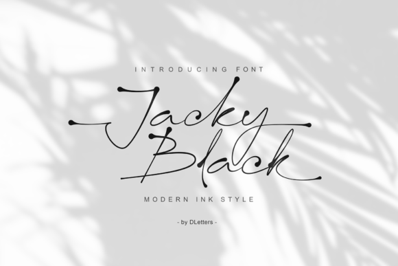 Jacky Black: A Delicate Handwritten Font Review