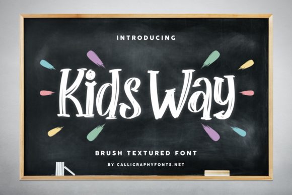 Kids Way: A Playful Script Font for Editorial Design
