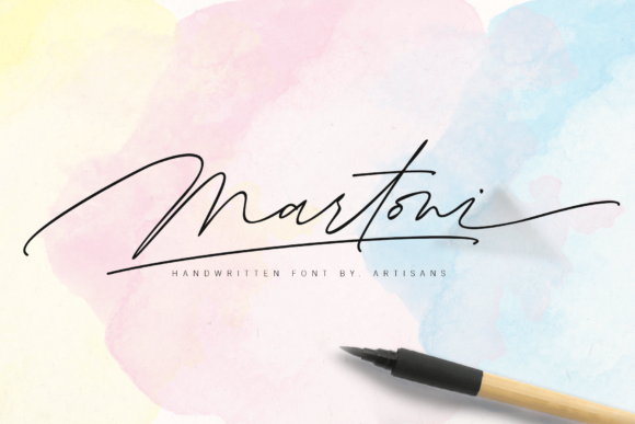 Martoni: A Delicate Handwritten Font for Crafters