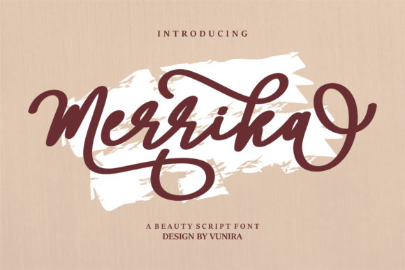 Merrika: A Handwritten Font for Modern Editorial Design