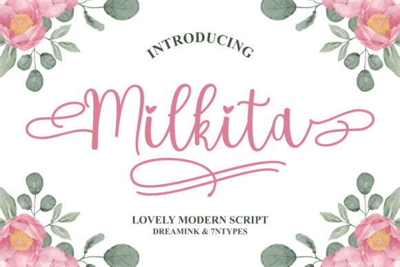 Milkita: An Elegant Script Font for Editorial Design