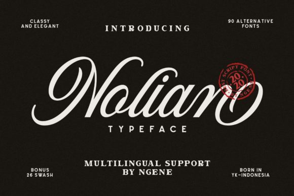 Nolian: The Elegant Script Font for Makers