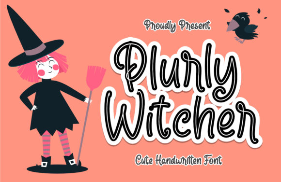 Plurly Witcher: A Quirky Handwritten Font for Branding