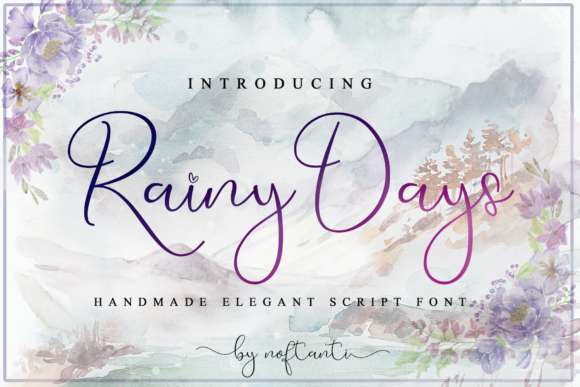 Rainy Days: A Premium Script Font for Your Brand