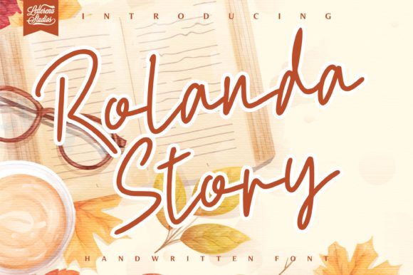 Rolanda Story: A Handwritten Font for Editorial Design