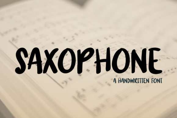 Saxophone: A Friendly Handwritten Font for Web Design