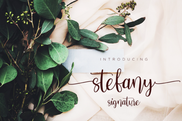 Stefany Signature: A Timeless Script Font for Marketers