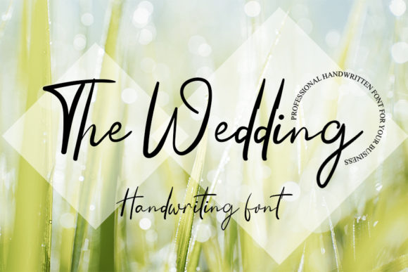 The Wedding: A Distinct Script Font for Editorial Design