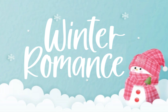 Winter Romance: A Sweet Script Font for Branding